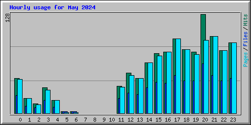 Hourly usage for May 2024